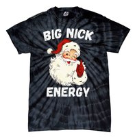 Big Nick Energy Santa Groovy Retro Vintage Tie-Dye T-Shirt