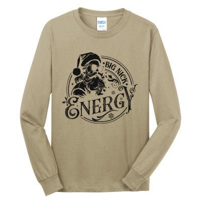 Big Nick Energy Retro Christmas Tall Long Sleeve T-Shirt