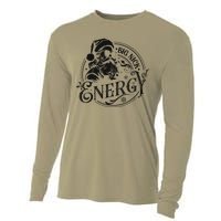 Big Nick Energy Retro Christmas Cooling Performance Long Sleeve Crew