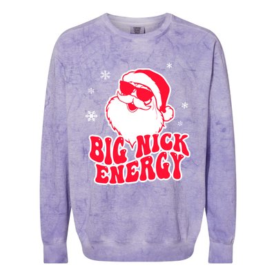 Big Nick Energy Gift Christmas Reindeer Meaningful Gift Cute Xmas Gift Colorblast Crewneck Sweatshirt