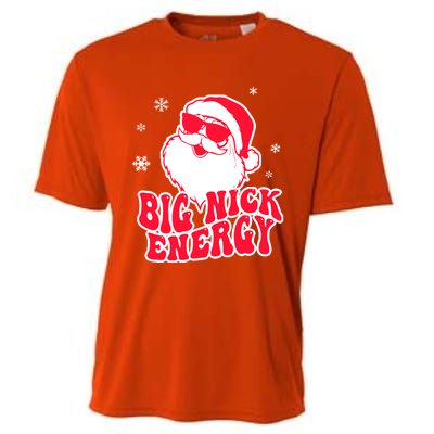 Big Nick Energy Gift Christmas Reindeer Meaningful Gift Cute Xmas Gift Cooling Performance Crew T-Shirt