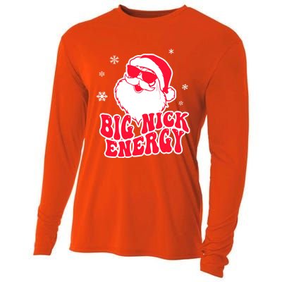 Big Nick Energy Gift Christmas Reindeer Meaningful Gift Cute Xmas Gift Cooling Performance Long Sleeve Crew