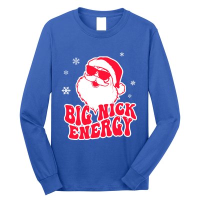 Big Nick Energy Gift Christmas Reindeer Meaningful Gift Cute Xmas Gift Long Sleeve Shirt