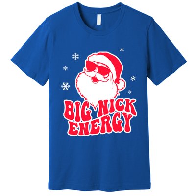 Big Nick Energy Gift Christmas Reindeer Meaningful Gift Cute Xmas Gift Premium T-Shirt