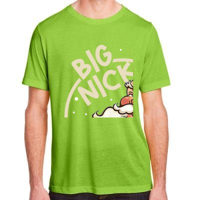 Big Nick Energy Funny SantaS Xmas Christmas Ugly Sweater Cute Gift Adult ChromaSoft Performance T-Shirt