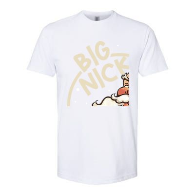 Big Nick Energy Funny SantaS Xmas Christmas Ugly Sweater Cute Gift Softstyle® CVC T-Shirt