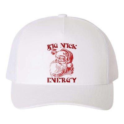 Big Nick Energy Funny Xmas Christmas Ugly Sweater Yupoong Adult 5-Panel Trucker Hat