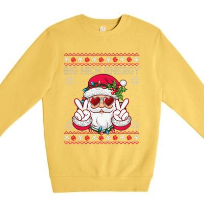 Big Nick Energy Santa Ugly Christmas Sweater Premium Crewneck Sweatshirt