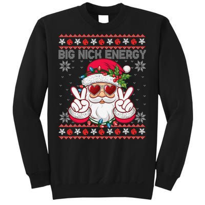 Big Nick Energy Santa Ugly Christmas Sweater Sweatshirt