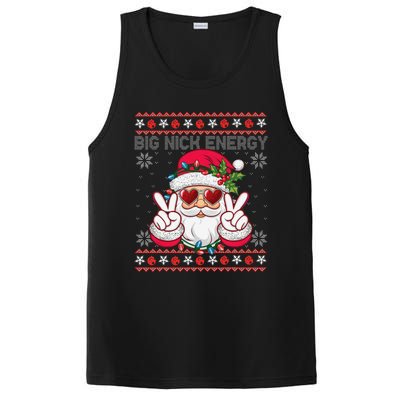 Big Nick Energy Santa Ugly Christmas Sweater PosiCharge Competitor Tank