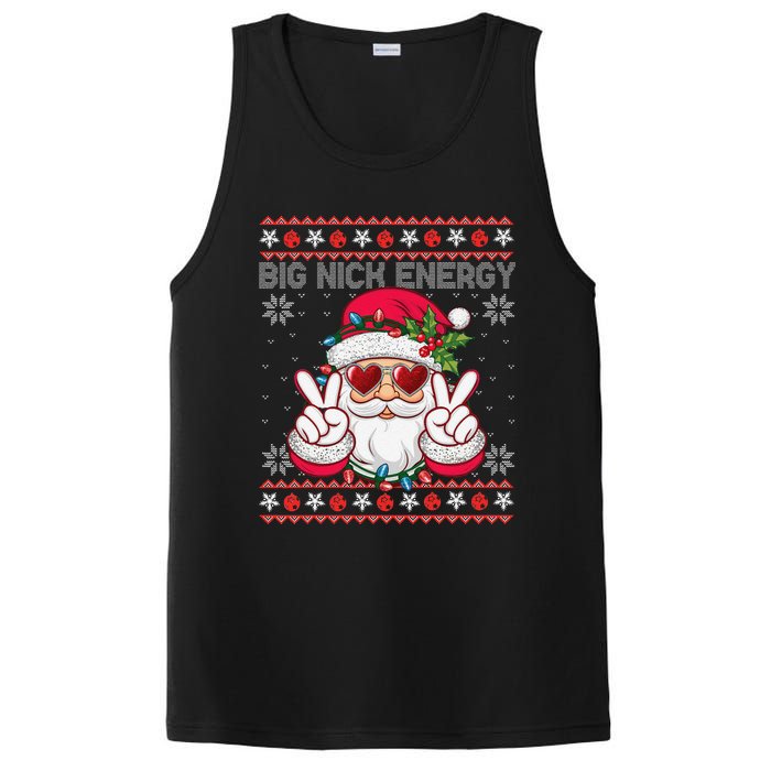 Big Nick Energy Santa Ugly Christmas Sweater PosiCharge Competitor Tank