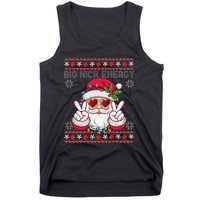 Big Nick Energy Santa Ugly Christmas Sweater Tank Top