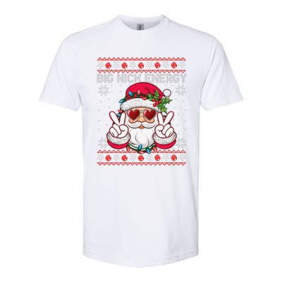 Big Nick Energy Santa Ugly Christmas Sweater Softstyle® CVC T-Shirt