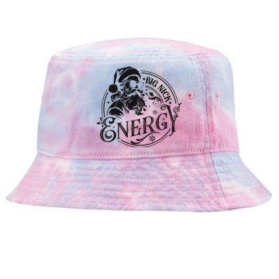 Big Nick Energy Retro Christmas Tie-Dyed Bucket Hat