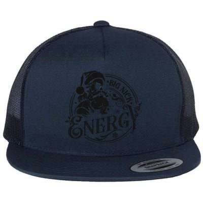 Big Nick Energy Retro Christmas Flat Bill Trucker Hat