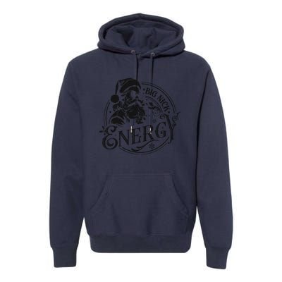 Big Nick Energy Retro Christmas Premium Hoodie