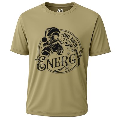 Big Nick Energy Retro Christmas Cooling Performance Crew T-Shirt