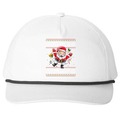 Big Nick Energy Funny Xmas Ugly Christmas Sweater Santa Cute Gift Snapback Five-Panel Rope Hat