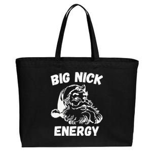 Big Nick Energy Santa Cotton Canvas Jumbo Tote