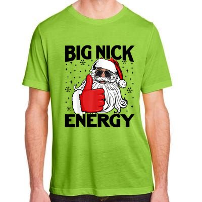 Big Nick Energy Vintage Red Santa Claus Red Christmas Design Adult ChromaSoft Performance T-Shirt