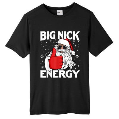 Big Nick Energy Vintage Red Santa Claus Red Christmas Design Tall Fusion ChromaSoft Performance T-Shirt