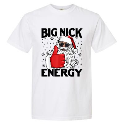 Big Nick Energy Vintage Red Santa Claus Red Christmas Design Garment-Dyed Heavyweight T-Shirt