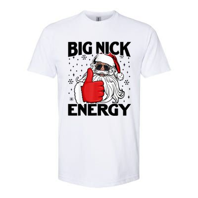 Big Nick Energy Vintage Red Santa Claus Red Christmas Design Softstyle CVC T-Shirt