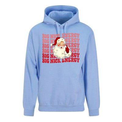 Big Nick Energy Holiday Xmas Christmas Santa Claus Outfit Great Gift Unisex Surf Hoodie