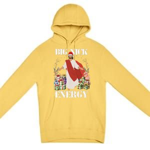 Big Nick Energy Jesus Funny Christmas For Matching Family Premium Pullover Hoodie