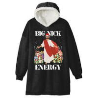 Big Nick Energy Jesus Funny Christmas For Matching Family Hooded Wearable Blanket