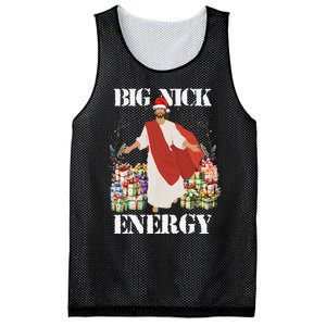 Big Nick Energy Jesus Funny Christmas For Matching Family Mesh Reversible Basketball Jersey Tank