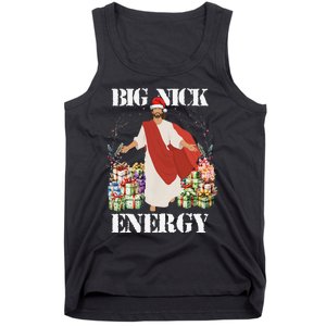 Big Nick Energy Jesus Funny Christmas For Matching Family Tank Top