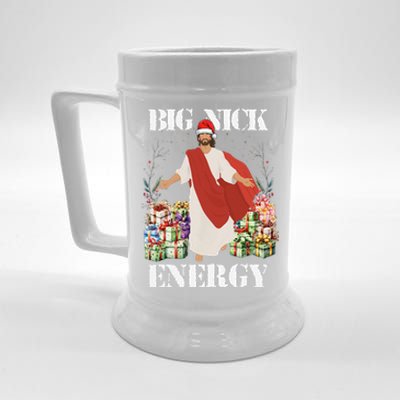 Big Nick Energy Jesus Funny Christmas For Matching Family Beer Stein