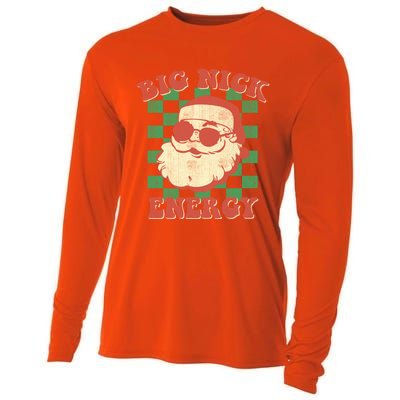 Big Nick Energy Santa Claus Christmas Holiday Cool Gift Cooling Performance Long Sleeve Crew