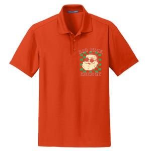 Big Nick Energy Santa Claus Christmas Holiday Cool Gift Dry Zone Grid Polo