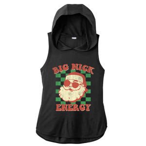 Big Nick Energy Santa Claus Christmas Holiday Cool Gift Ladies PosiCharge Tri-Blend Wicking Draft Hoodie Tank