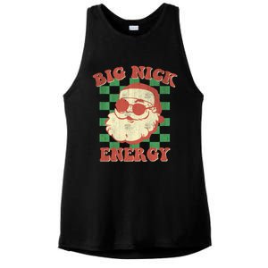 Big Nick Energy Santa Claus Christmas Holiday Cool Gift Ladies PosiCharge Tri-Blend Wicking Tank