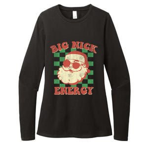 Big Nick Energy Santa Claus Christmas Holiday Cool Gift Womens CVC Long Sleeve Shirt