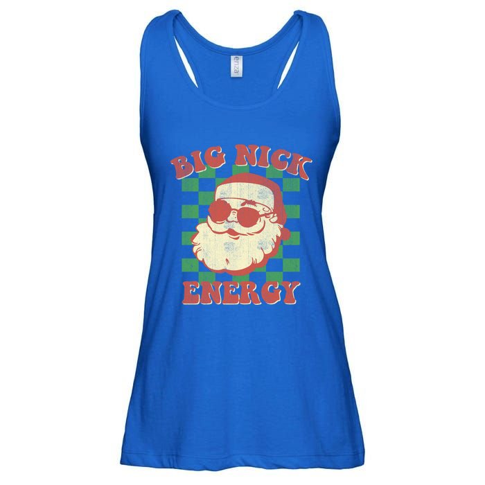 Big Nick Energy Santa Claus Christmas Holiday Cool Gift Ladies Essential Flowy Tank