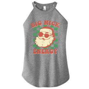 Big Nick Energy Santa Claus Christmas Holiday Cool Gift Women's Perfect Tri Rocker Tank