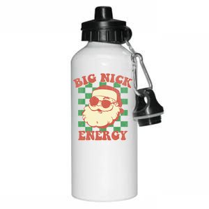 Big Nick Energy Santa Claus Christmas Holiday Cool Gift Aluminum Water Bottle