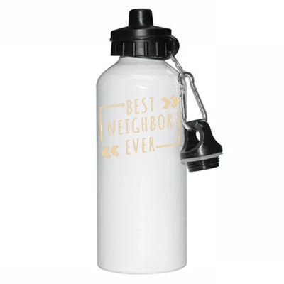 Best Neighbor Ever Design Welcome Neighbor Gift Aluminum Water Bottle 