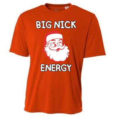 Big Nick Energy Santa Claus Funny Christmas Meaningful Gift Cooling Performance Crew T-Shirt