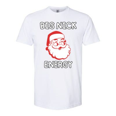 Big Nick Energy Santa Claus Funny Christmas Meaningful Gift Softstyle® CVC T-Shirt