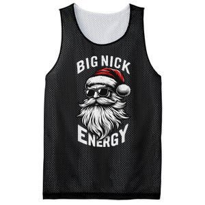 Big Nick Energy Funny Santa Christmas Mesh Reversible Basketball Jersey Tank