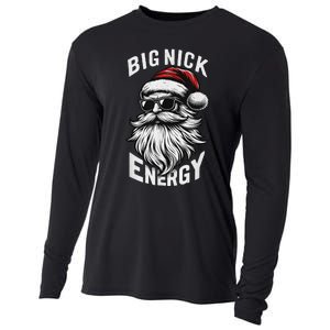 Big Nick Energy Funny Santa Christmas Cooling Performance Long Sleeve Crew