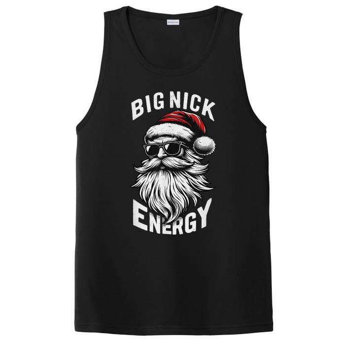 Big Nick Energy Funny Santa Christmas PosiCharge Competitor Tank