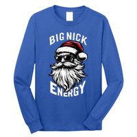 Big Nick Energy Funny Santa Christmas Long Sleeve Shirt