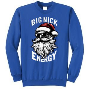 Big Nick Energy Funny Santa Christmas Sweatshirt