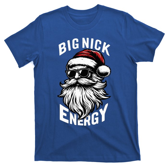 Big Nick Energy Funny Santa Christmas T-Shirt